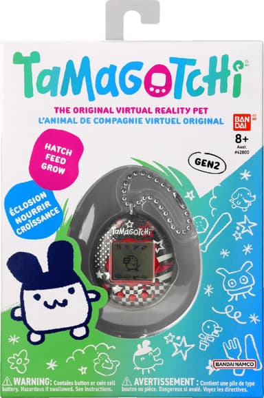 Tamagotchi elektronisk babydukke (Rock Glitter-deksel)