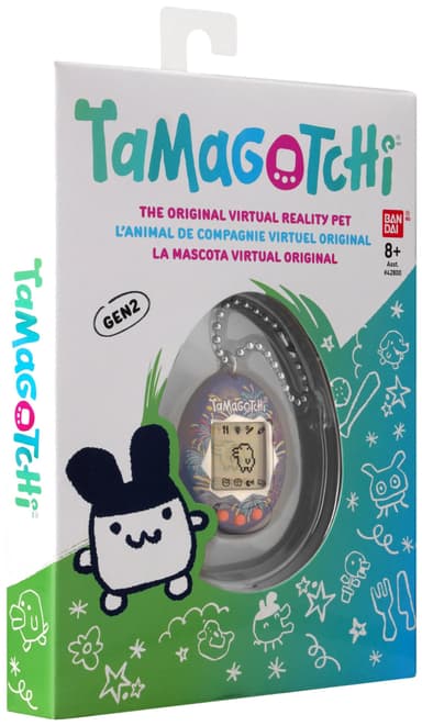 Tamagotchi elektronisk babydukke (Fireworks-deksel)