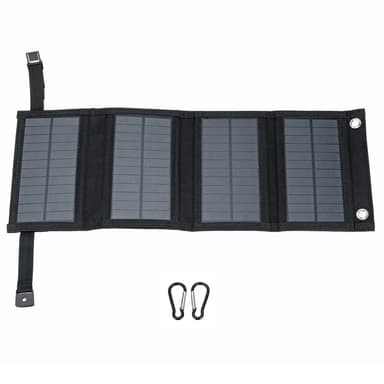 20W sammenleggbar solcellepanel bærbar kraftstasjonsgenerator USB-lader