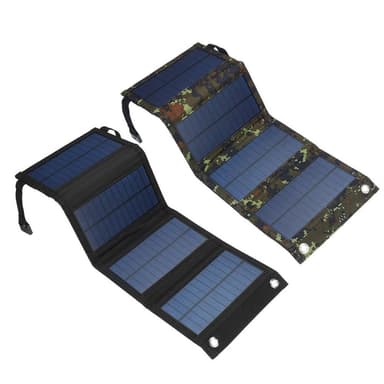 20W sammenleggbar solcellepanel bærbar kraftstasjonsgenerator USB-lader