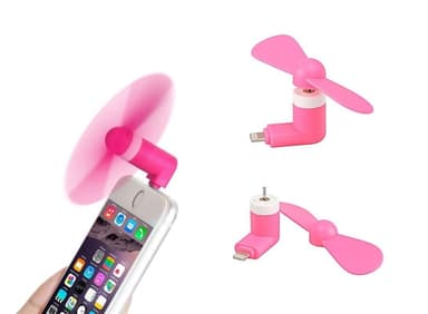 Vifte for iPhone med Lightning - Rosa