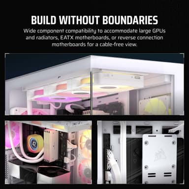 Corsair 3500X ARGB Mid-Tower PC kabinett (hvit)
