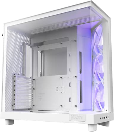 NZXT H6 Flow RGB 2024 PC-kabinett (hvit)