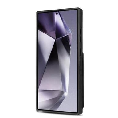 Kortholder og stativ med magnet til Samsung Galaxy S24 Ultra - Svart