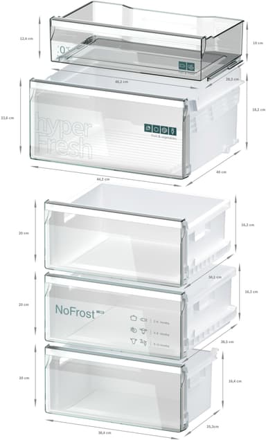 Siemens Kombiskap KG36N2ICF