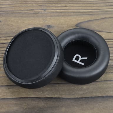 Oppgraderte øreputer for AKG - 2-pakning, svart proteinskinn, 23A36
