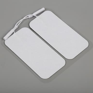 10-pack TENS/EMS elektrodeputer - Elektroder for massasjeinstrumenter Hvit