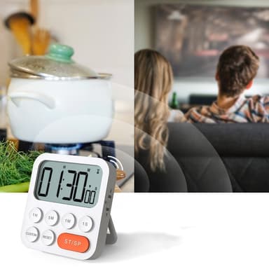 Digital kjøkkentimer med vekkerklokke