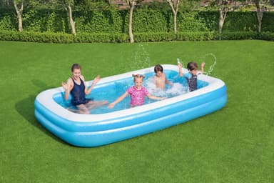 Bestway Family Pool Blue Rektangulær 305 x 183 x 46 cm