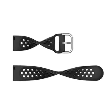 Ensfarget sportsarmbåndsklokkerem for Samsung Galaxy Watch 20 mm Sort