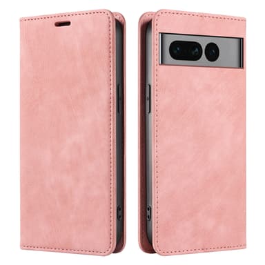 Magnetisk lærveske til Google Pixel 8 Pro Rosa