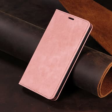 Magnetisk lærveske til Google Pixel 8 Pro Rosa