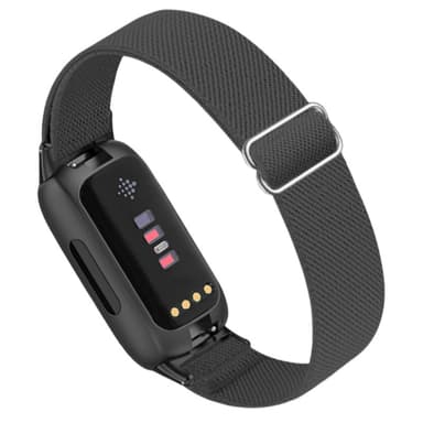 Fitbit Inspire 3 nylon-klokkereim Mørk grå