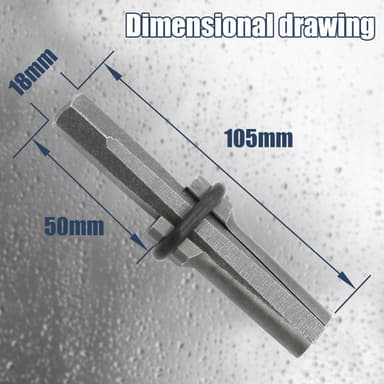 Steinkile for steinkløyving 18 mm 5-pak