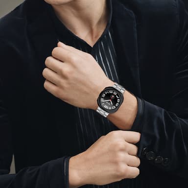 Klokkebånd i rustfritt stål for Samsung Galaxy Watch 7 Ultra 47MM Sølv