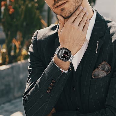 Klokkebånd i rustfritt stål for Samsung Galaxy Watch 7 Ultra 47MM Sølv