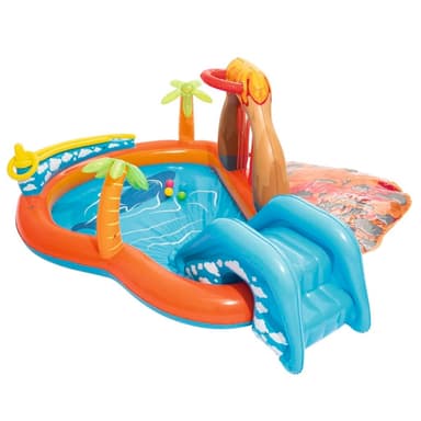 Bestway Lava Lagoon lekebasseng for barn 265x265x104 cm