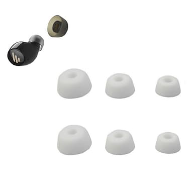Øreplugg-hetter til Jabra Elite 75t / 65t / Active / Sport Evolve, S/M/L Hvit