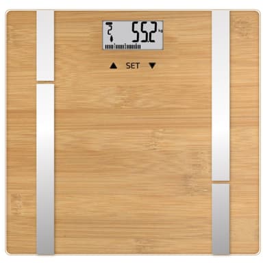 Terraillon Personvekt Bamboo Fit BMI 10 brukere, 180 kg