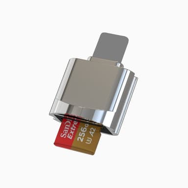 NÖRDIC Lightning-kortleser MicroSD UHS-I