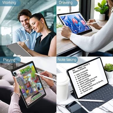 NÖRDIC Stylus Pen for iPad med Palm Rejection og magnetisk feste kompatibel med Apple iPad/iPad Pro/Mini iPad Air