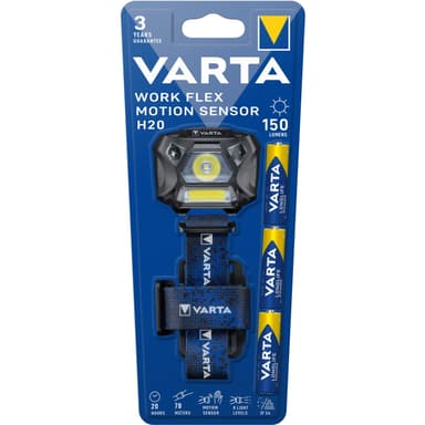 Varta Work Flex Motion Sensor H20 hodelykt IP54 150 lm
