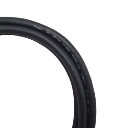 NÖRDIC CERTIFIED CABLES 5m Ultra High Speed ​​​​HDMI2.1 8K 60Hz 4K 120Hz 144Hz 48Gbps Dynamic HDR eARC Game Mode VRR Dolby ATMOS gullbelagt PVC svart