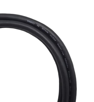 NÖRDIC CERTIFIED CABLES 5m Ultra High Speed ​​​​HDMI2.1 8K 60Hz 4K 120Hz 144Hz 48Gbps Dynamic HDR eARC Game Mode VRR Dolby ATMOS gullbelagt PVC svart