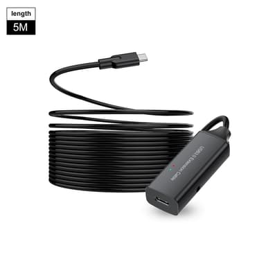 NÖRDIC aktiv 5m USB-C 3.0 SuperSpeed 5Gbps forlengelseskabel hann til hunn