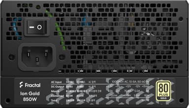 Fractal Design Ion Gold 850W strømforsyningsenhet 24-pin ATX Sort