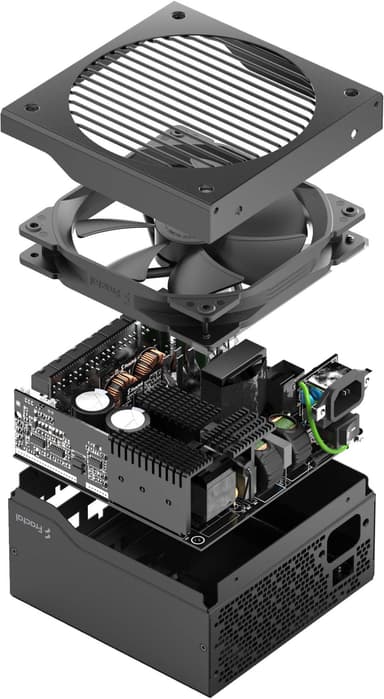 Fractal Design Ion Gold 850W strømforsyningsenhet 24-pin ATX Sort