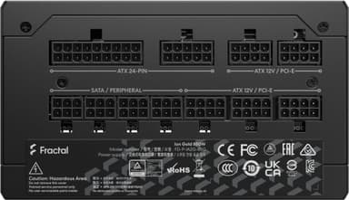 Fractal Design Ion Gold 850W strømforsyningsenhet 24-pin ATX Sort