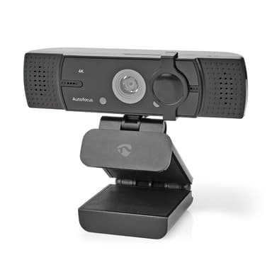 Nedis Webkamera | Full HD@60fps / 4K@30fps | Autofokus | Built-In Microphone | Sort