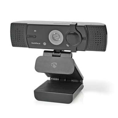 Nedis Webkamera | Full HD@60fps / 4K@30fps | Autofokus | Built-In Microphone | Sort