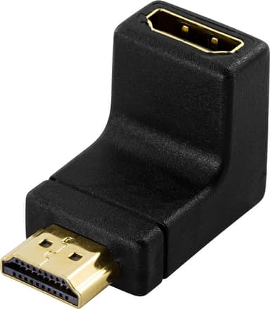 DeLOCK HDMI-adapter, 19-pinners ha til ho, vinklet (65071)