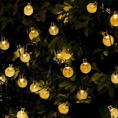 Solcelledrevet dekorativ lysslynge - 12 meter 100 lamper – Rowan