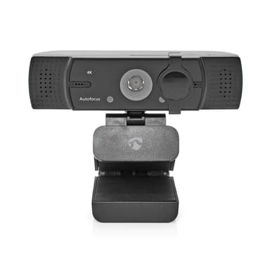 Nedis Webkamera | Full HD@60fps / 4K@30fps | Autofokus | Built-In Microphone | Sort