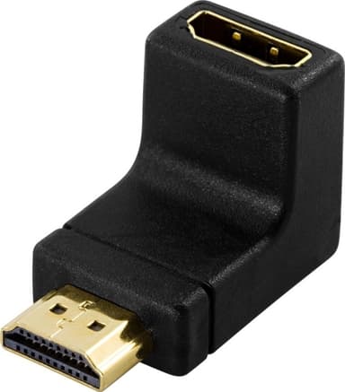 DeLOCK HDMI-adapter, 19-pinners ha til ho, vinklet (65071)