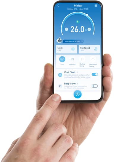 Midea Porta Split klimaanlegg 101105 (hvit)
