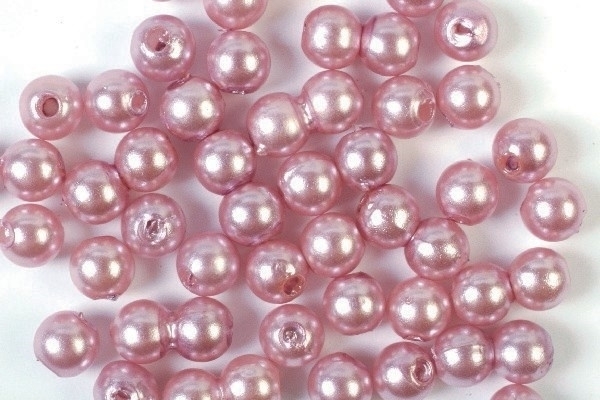 Plastperler 8 mm 500 g, Lavendel