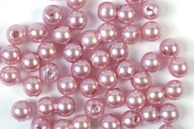 Plastperler 8 mm 500 g, Lavendel