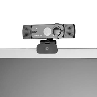Nedis Webkamera | Full HD@60fps / 4K@30fps | Autofokus | Built-In Microphone | Sort