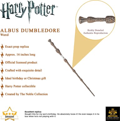 Noble Collection Harry Potter tryllestav (Dumbledore)