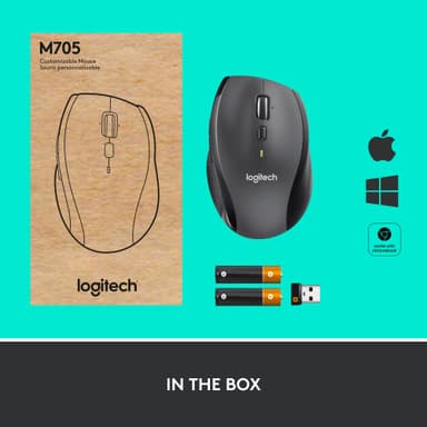 Logitech Marathon M705 trådløs mus
