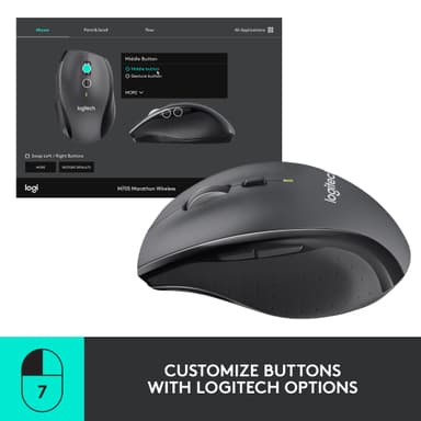 Logitech Marathon M705 trådløs mus