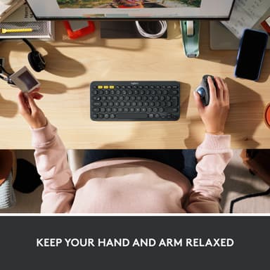 Logitech Ergo M575 mus (grafitt)