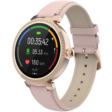 Denver SWC-342RO Bluetooth SmartWatch med puls- og oksygenmåler
