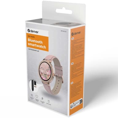 Denver SWC-342RO Bluetooth SmartWatch med puls- og oksygenmåler