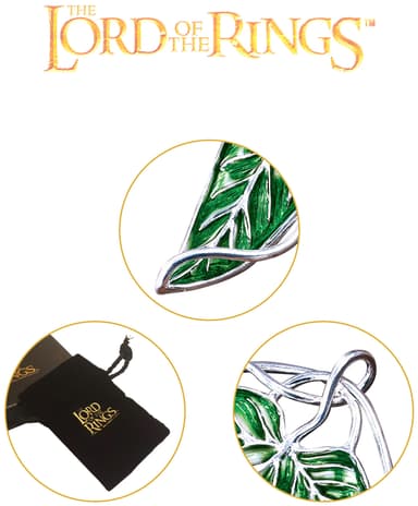 Noble Collection Lord of the Rings halskjede (Elven Leaf brooch)