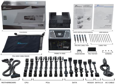 Seasonic PRIME TX-1000 1000W strømforsyning